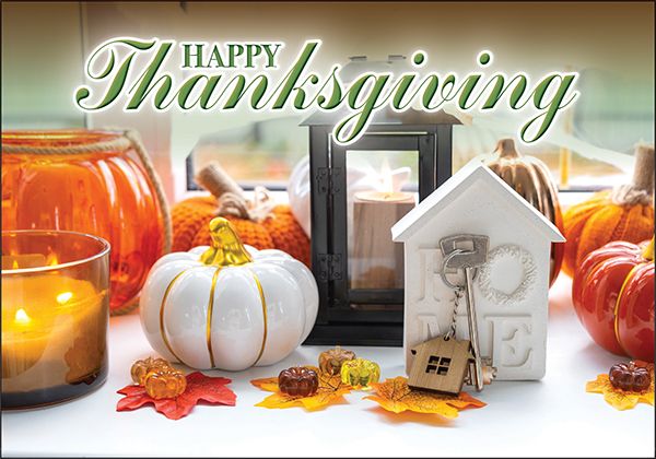 ReaMark Real Estate Thanksgiving Greeting Cards - Get More Referrals and Send Some Holiday Cheer.